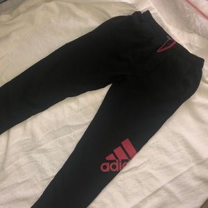 ‼️ADDIAS black x red sweat pants‼️